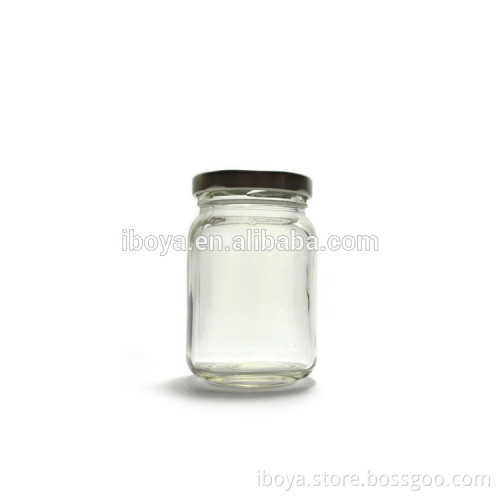 4oz 8oz 16oz Square Canning Glass Jars